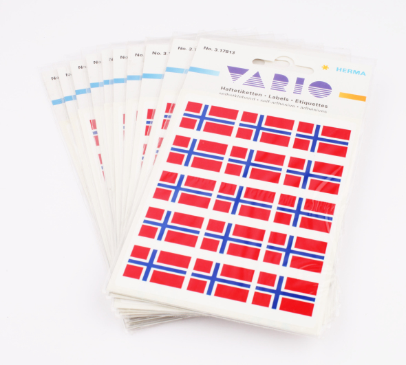 Herma stickers Vario flag Norge