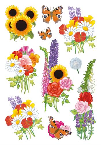 Herma stickers Decor blomsterbuket (3)