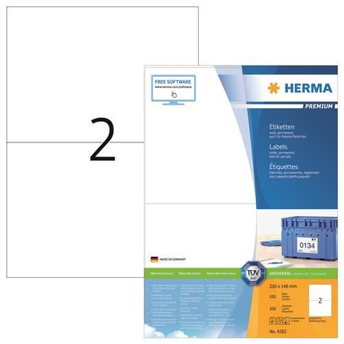 Herma etiket Premium A4 100 210x148 (200)
