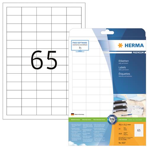 Herma etiket Premium 38,1x21,2 (1625)