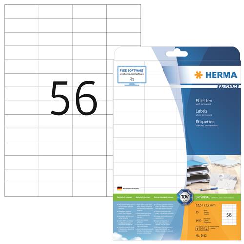 Herma etiket Premium 52,5x21,2 (1400)