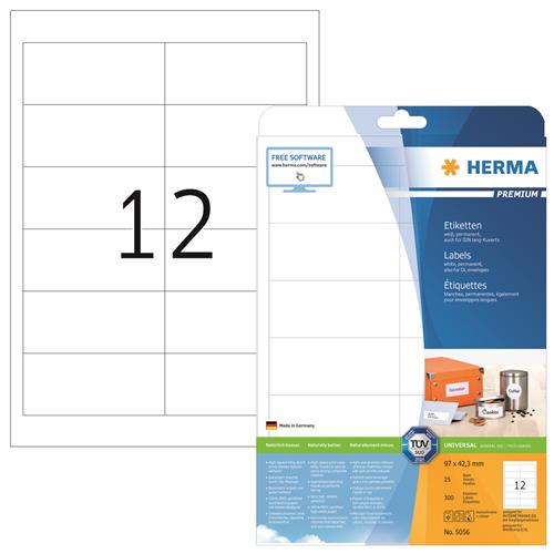 Herma etiket Premium 96,5x42,3 (300)