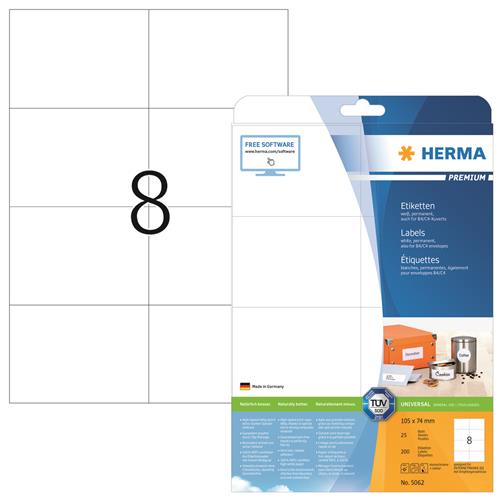 Herma etiket Premium 105x74 (200)