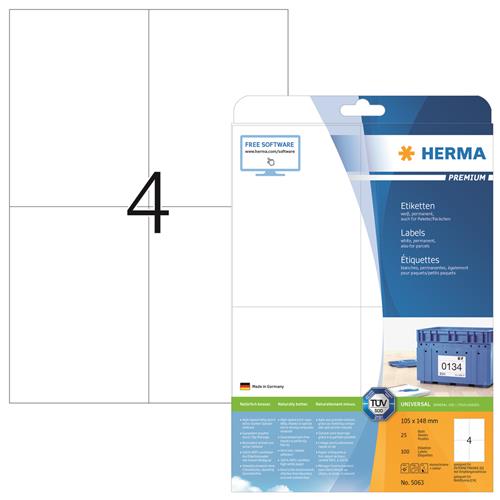Herma etiket Premium 105x148,5 (100)