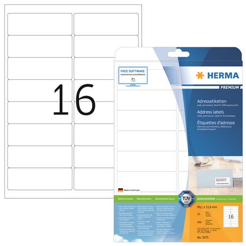 Herma etiket Premium 99,1x33,8 (400)