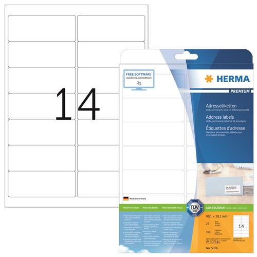 Herma etiket Premium 99,1x38,1 (350)