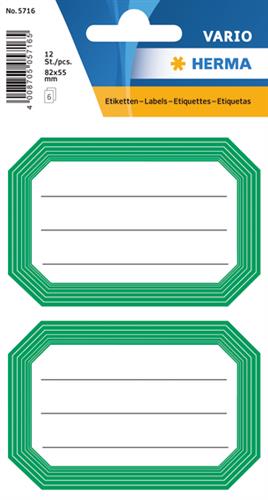 Herma stickers Vario skolebog grøn ramme (6)