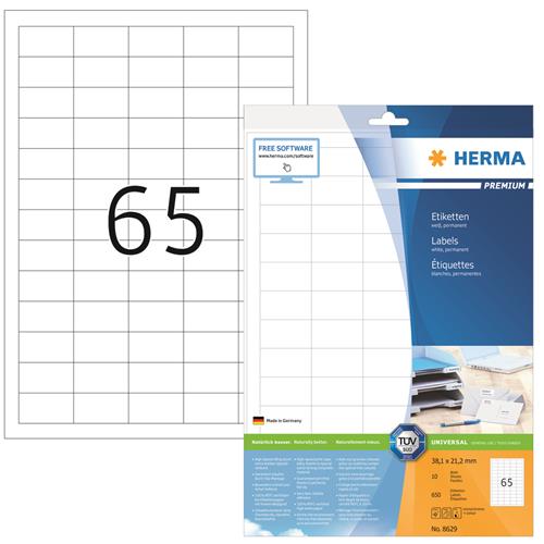 Herma etiket Premium 38,1x21,2 (650)
