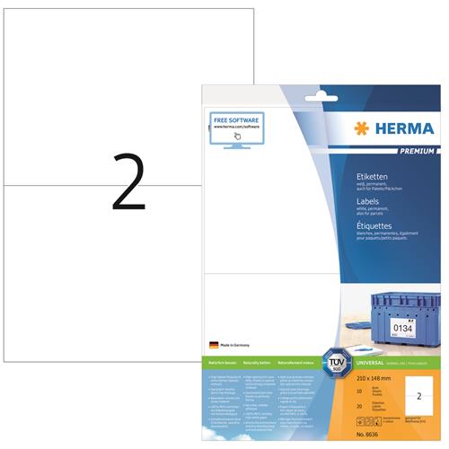 Herma etiket Premium 210x148 (20)