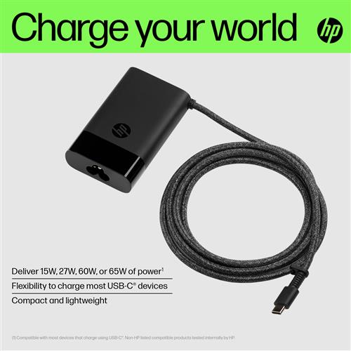 HP 65W USB-C Laptop Charger (Consumer)