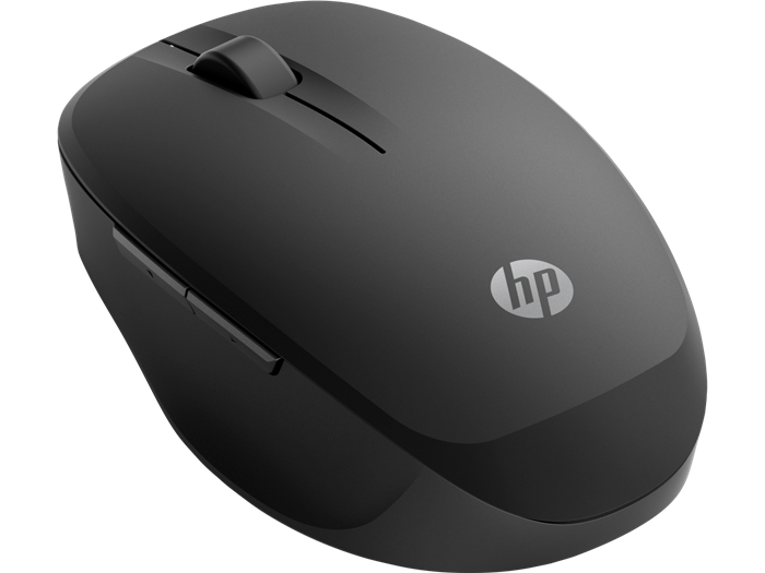 HP Dual Mode Black Mouse, Black (Consumer)