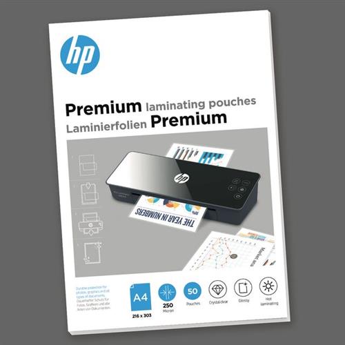 HP Lamineringslomme Premium 250my A4 (50)