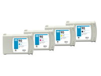 HP 90 yellow printhead & cleaner