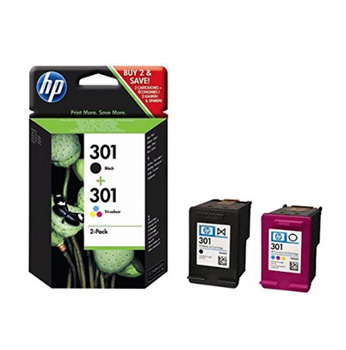 HP 301 black & color ink (sampack)blister