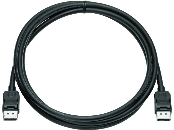HP DisplayPort-kabel, Sort (2m)