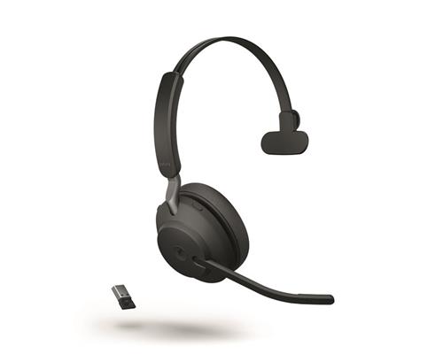 Jabra Evolve2 65 USB-A MS Headset, Black (MONO)