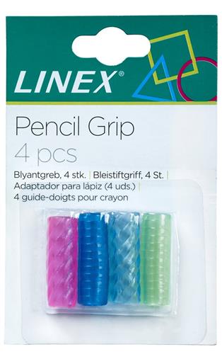 Linex bløde blyantsgreb KBM 200 4-pack