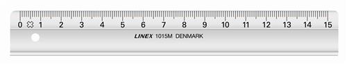 Linex skolelineal 15cm 1015M