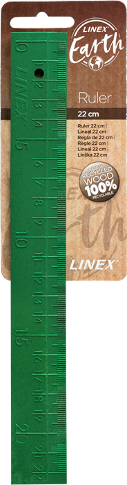 Linex earth lineal grøn 22 cm