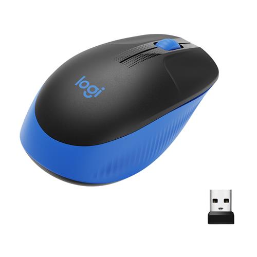 M190 Full-size wireless mouse, Blue