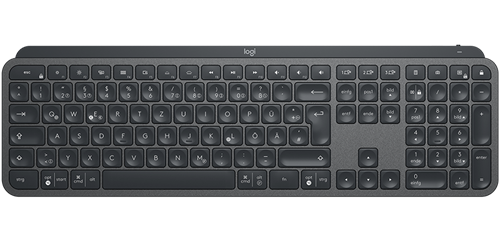 MX Keys Advanced Wirel. Illuminated Keyboard, Graphite Nordi