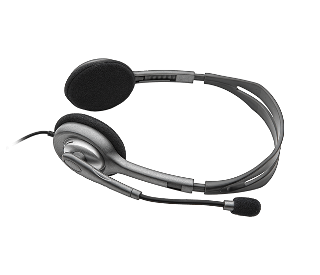 Logitech Stereo Headset H111, Black