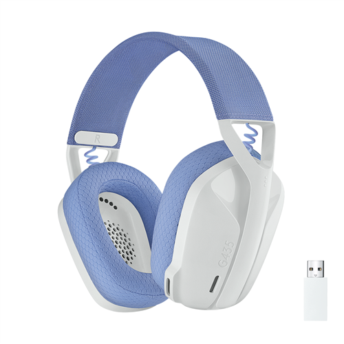 G435 LIGHTSPEED Wireless Gaming Headset, White