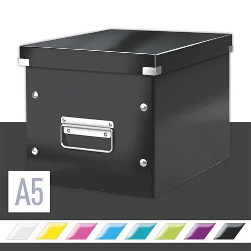 Storage Box Click&Store Cube M Black