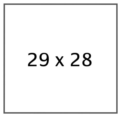 Meto etiket perm 29x28 hvid (30rl/700)