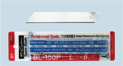 Skæreblade 18mm NT-Cutter BL-150P 6/sæt
