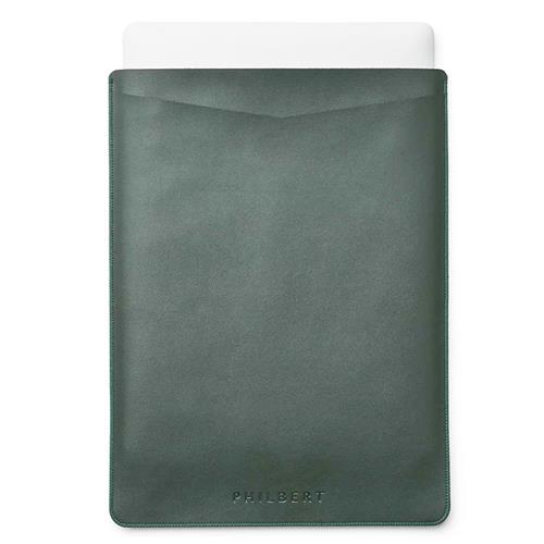 Philbert Ultra Slim Sleeve incl strap MacBook 15'', Green