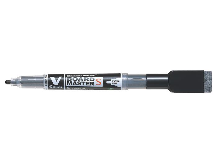 V Board Master Small EF bullet tip black w/eraser and magnet