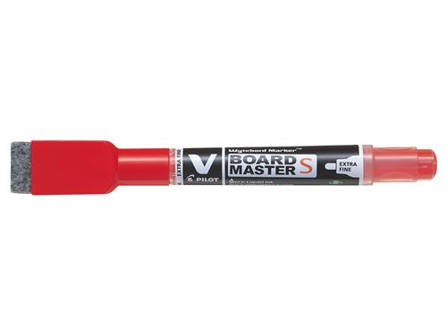  V Board Master Small EF bullet tip red w/eraser and magnet