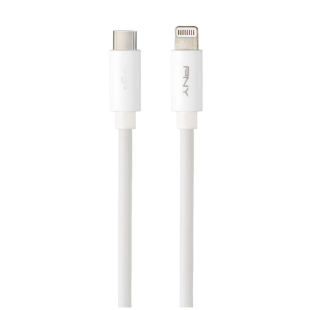 PNY USB-C to Lightning, White (3m)