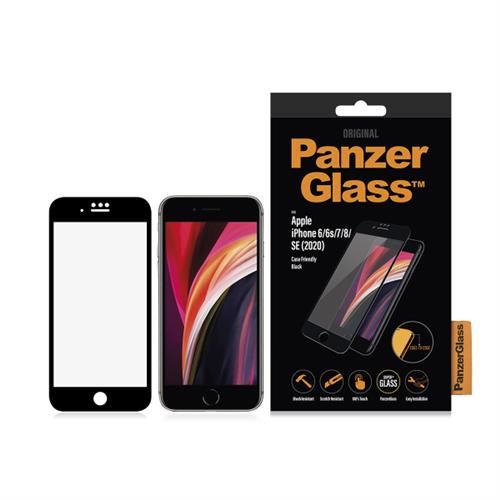 PanzerGlass iPhone SE (2020)/8/7/6 Case Friendly, Black