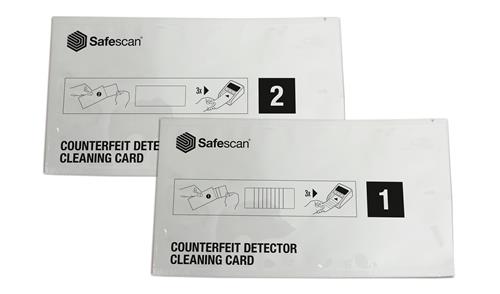 Safescan-rensekort til automatiske forfalskningsdetektorer