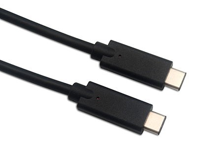 USB-C to USB-C Cable, Black (2m)