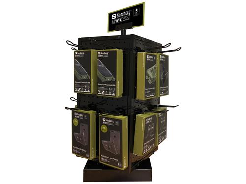 Counter Display 4-sided Rotate