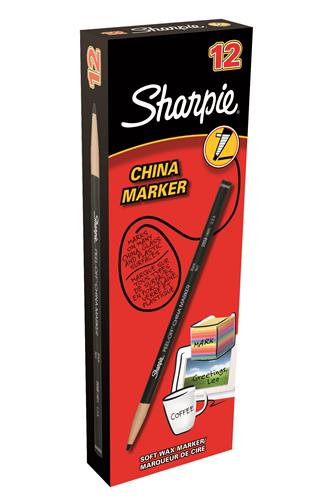 Marker Sharpie China 2,0mm sort