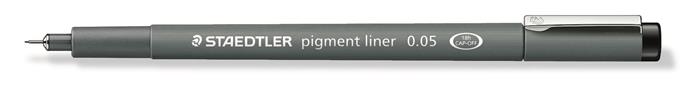 Fineliner pigment liner 0,05mm sort