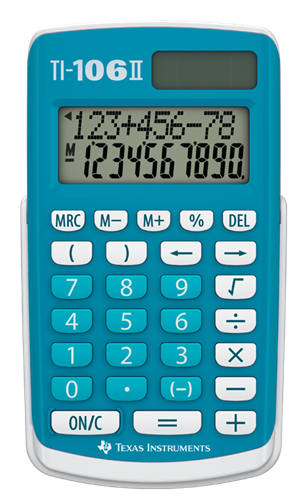 Texas TI-106 II Basic calculator
