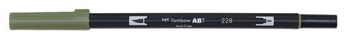 Marker Tombow ABT Dual Brush 228 grey green
