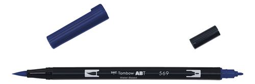 Marker Tombow ABT Dual Brush 569 jet blue