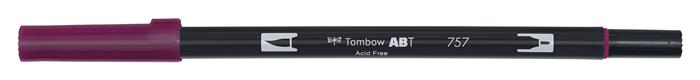 Marker Tombow ABT Dual Brush 757 port red