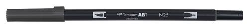 Marker Tombow ABT Dual Brush N25 lamp black