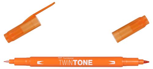 Marker Tombow TwinTone orange 0,3/0,8