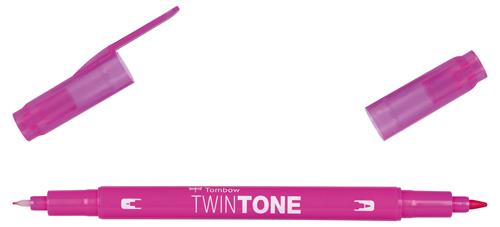 Marker Tombow TwinTone fuschsia pink 0,3/0,8