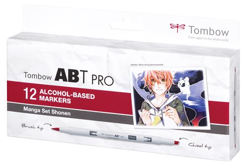 Marker alcohol ABT PRO Dual Brush 12P-5 Manga set (12)