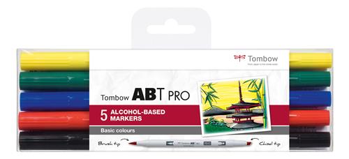 Marker alcohol ABT PRO Dual Brush 5P-1 Basic (5)