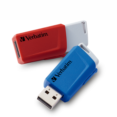 Store ´N´ Click USB Drive 32GB (2-pack) Red/Blue